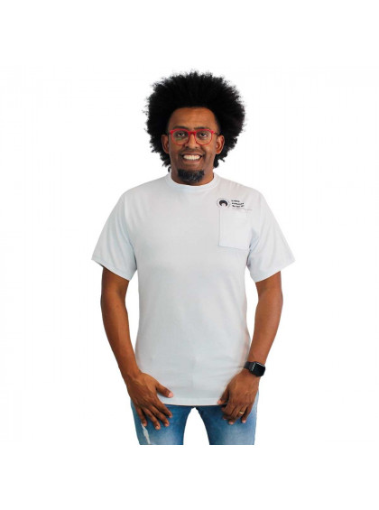 Camiseta com Bolso SLK18 Branca