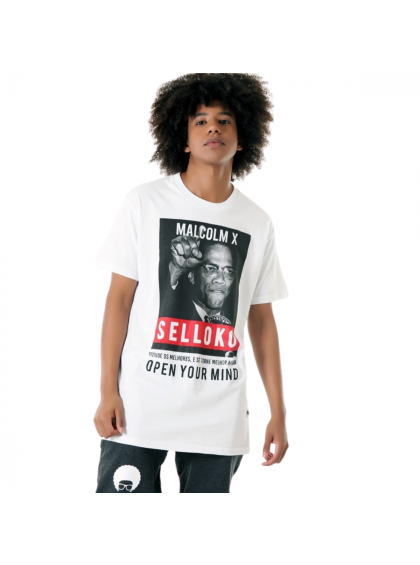 Camiseta Malcolm  Branca X