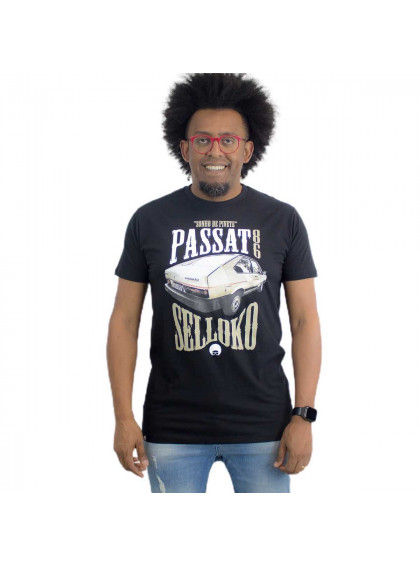 Camiseta Masculina Preta Passat 
